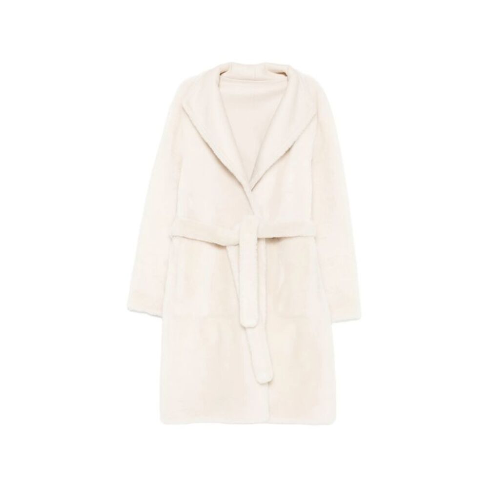 Yves Salomon Neutrals Coats - Faux Fur Coats Women